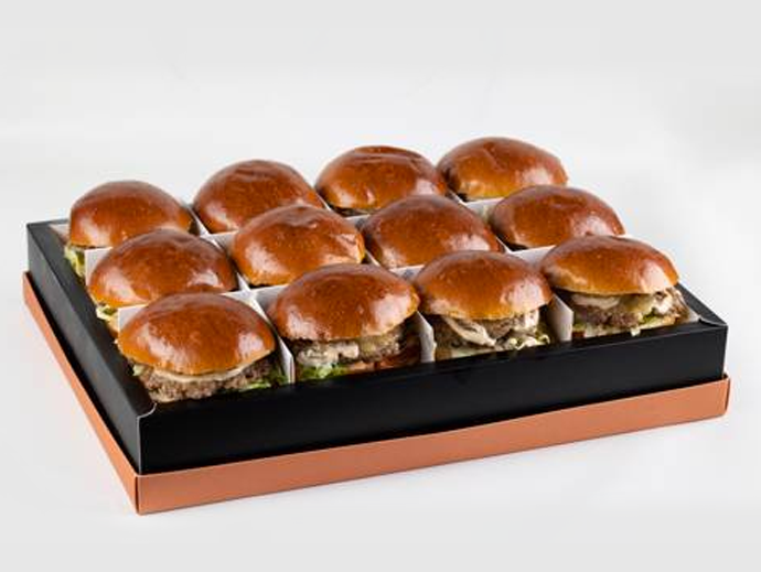 Mini Organic Burgers Tray